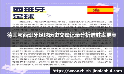 德国与西班牙足球历史交锋记录分析谁胜率更高